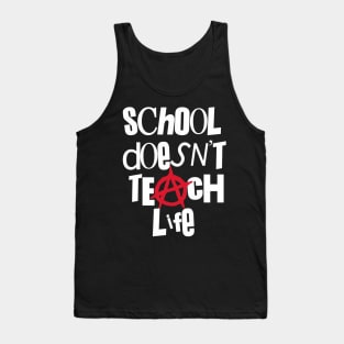 Punk School Does Not Teach Life Vintage Aesthetic Tank Top